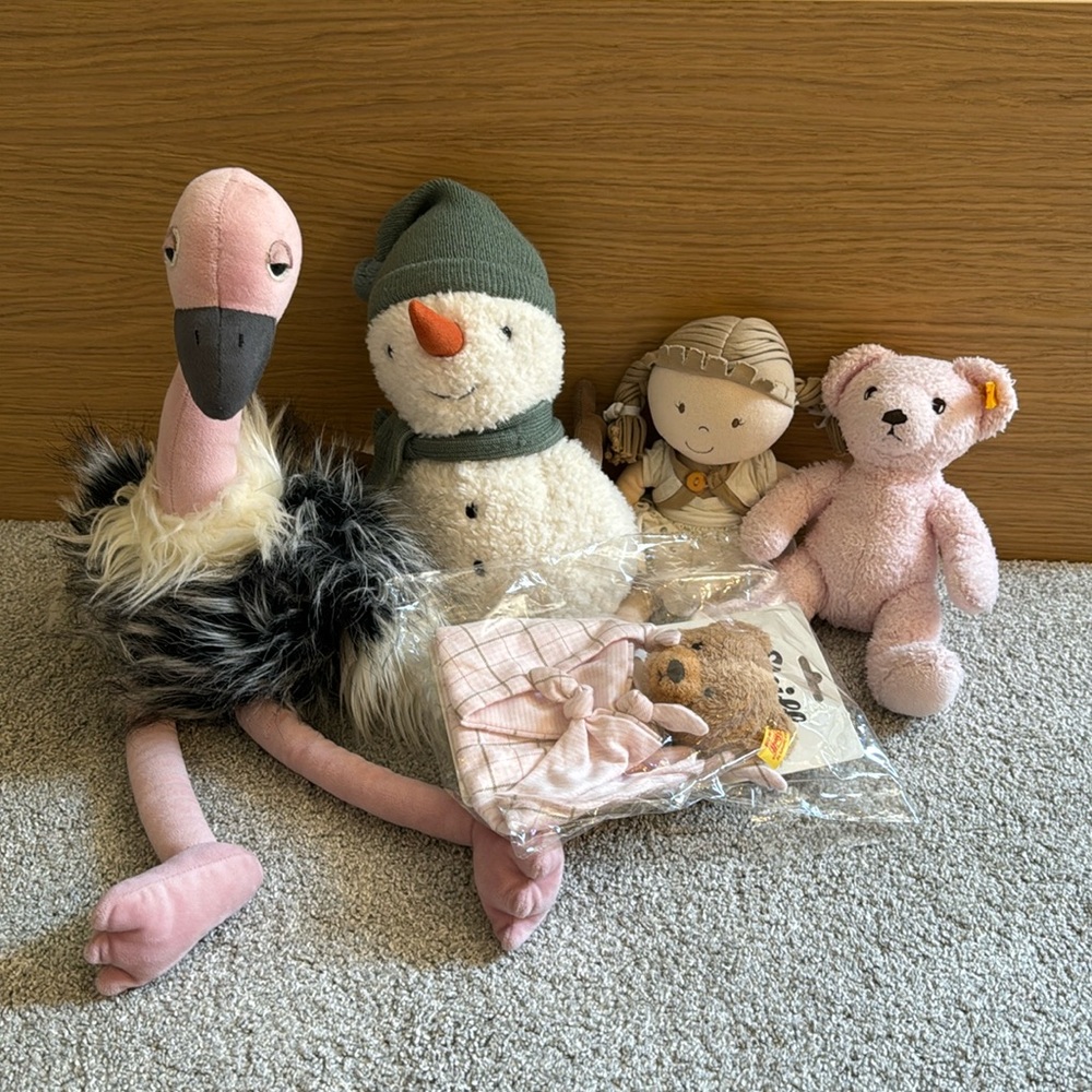 Toy lot - Steiff/JellyCat